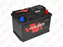 Аккумулятор WEZER (75A/h), 680A R+ (WEZ75680R)