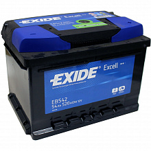Аккумулятор Exide Excell EB542 (54 A/h), 520A R+