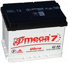 Аккумулятор A-mega Ultra (62 A/h), 610А R+