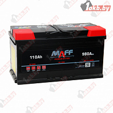 Аккумулятор MAFF Premium (110 A/h), 980A R+