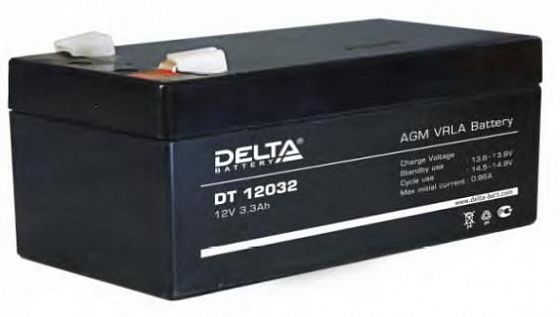Аккумулятор для ИБП Delta DT 12032 12V-3.3 Ah