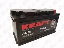 Аккумулятор KRAFT AGM (95 A/h) 850A R+