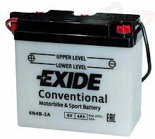 Аккумулятор Exide 6N4B-2A (4 A/h), 35A L+ 6V