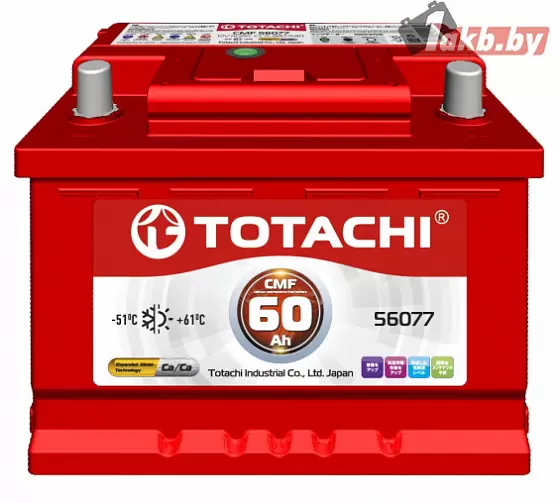 TOTACHI CMF56077 (60Ah), 480A R+
