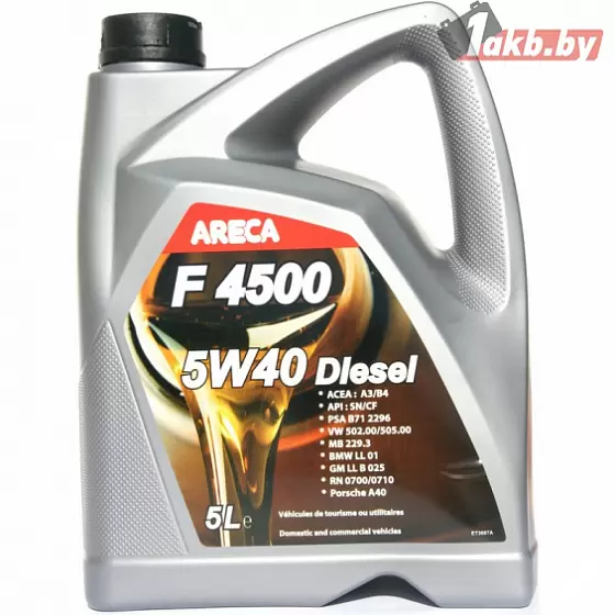 Areca F4500 5W-40 Diesel 5л