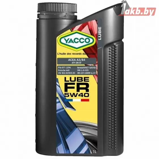 Yacco Lube FR 5W-40 1л
