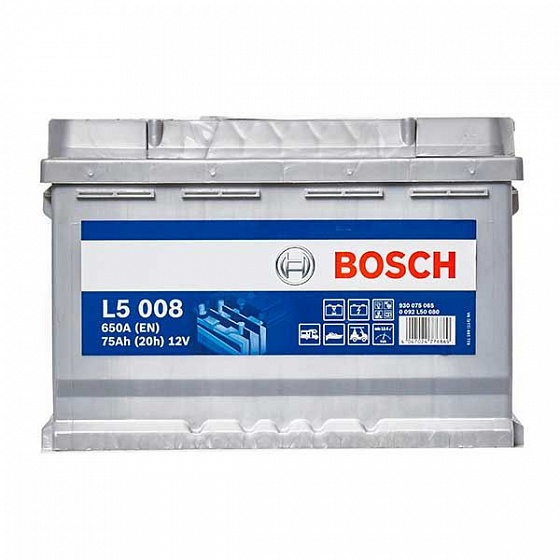 Bosch L5 008 (75 А/h), 650A R+ (930 075 065)