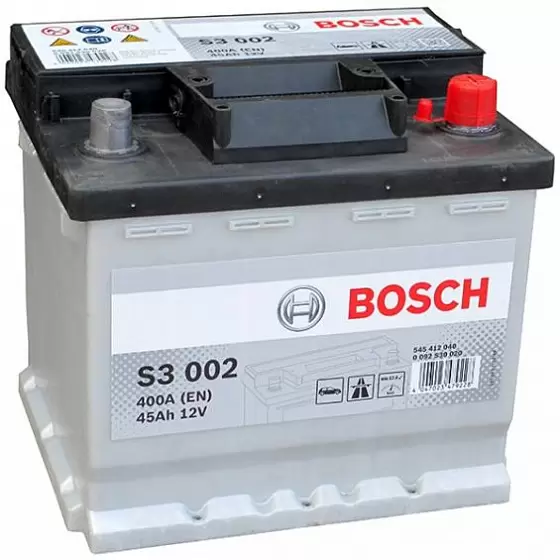 Bosch S3 002 (45 A/h), 400A R+ (545 412 040)