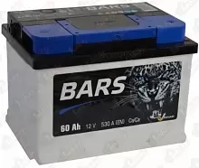 Аккумулятор BARS (60 А/h), 530A R+ низкий