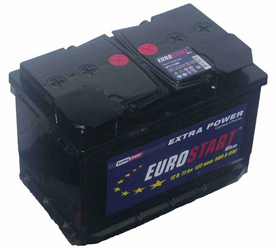 Eurostart Blue (77 A/h), 680А R+