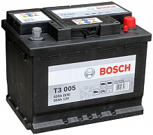 Аккумулятор Bosch T3 005 (55 А/h), 420A R+ (555 064 042)