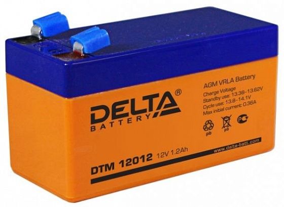 для ИБП Delta DTM 12012 12V-1.2 Ah