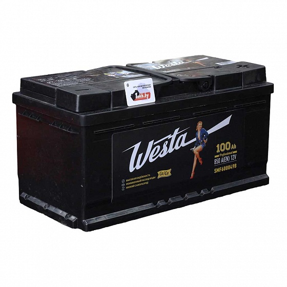 Westa Black (100 A/h), 850A R+ низ.