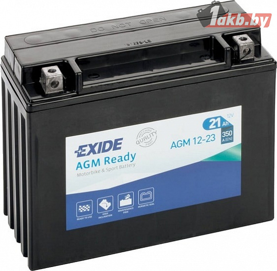 Exide AGM12-23 (21 A/h), 350A R+