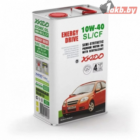 Xado Atomic oil 10W-40 SL/CF 4л