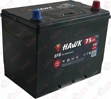 Аккумулятор HAWK EFB Asia (75 A/h), 700A R+