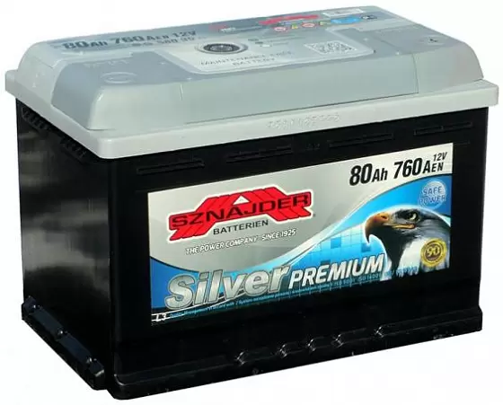 Sznajder Silver Premium (80 A/h), 760A R+