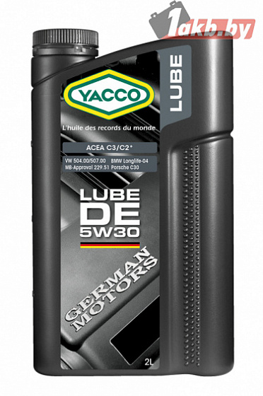 Yacco Lube DE 5W-30 2л