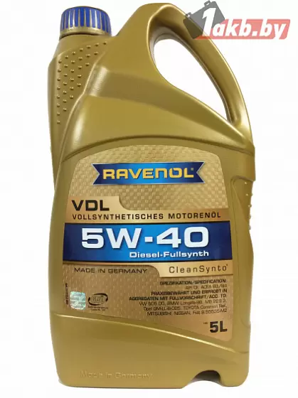 Ravenol VDL 5W-40 5л
