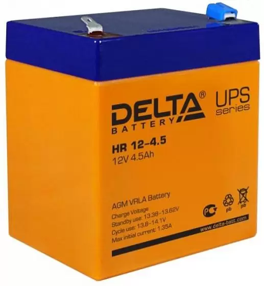 Аккумулятор для ИБП Delta HR 12-4.5 12V-4.5 Ah