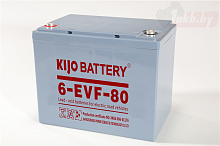 Аккумулятор Kijo 12V 6-EVF- (80 A/h) M6 Gel