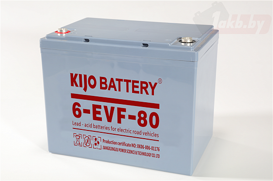 Аккумулятор для ИБП Kijo 12V 6-EVF- (80 A/h) M6 Gel