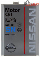 Моторное масло Nissan SN 5w30 Ж/Б 4л.