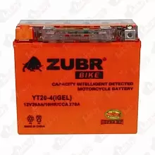 Аккумулятор ZUBR YT20-4 (iGEL) (20 A/h), 270A L+