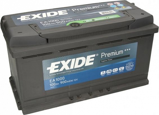 Exide Premium EA1000 (100 A/h), 900A R+