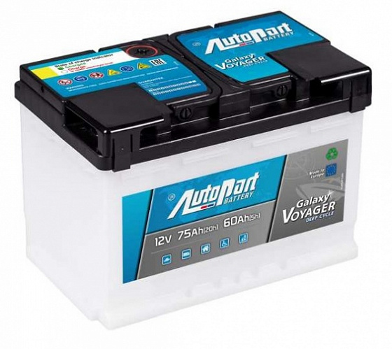 Autopart Voyager (75 A/h), R+