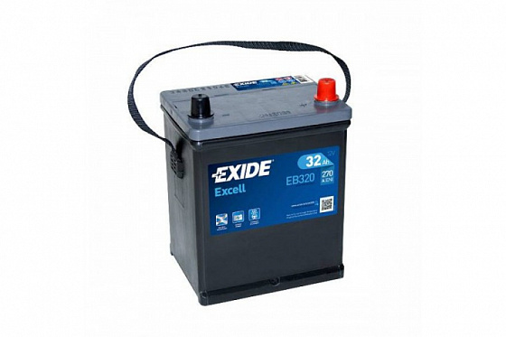 Exide Excell EB320 (45 A/h), 270A L+ JIS