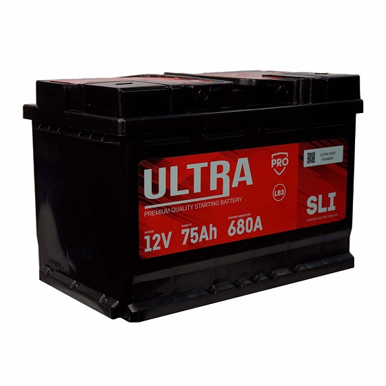 ULTRA PRO (75 A/h), 680A R+