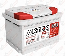 Аккумулятор AKTEX EFB 6ct-62 (62 A/h) 640A R+ низкий