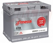 Аккумулятор A-mega EFB (65 A/h), 650А R+