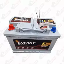 Аккумулятор Energy Premium EP753 (75 A/h), 750A L+