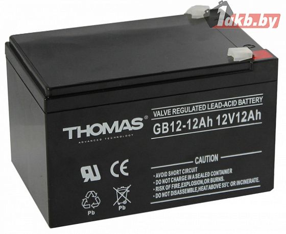 Аккумулятор для ИБП Thomas (12 A/h), 12V