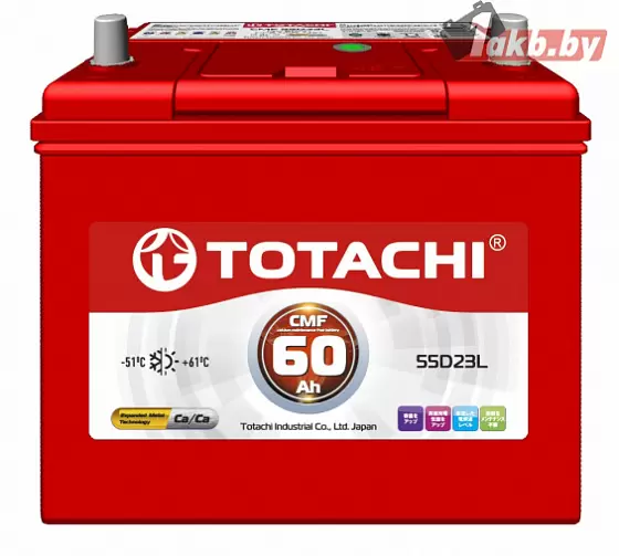 TOTACHI CMF55D23R (60Ah), 550A L+