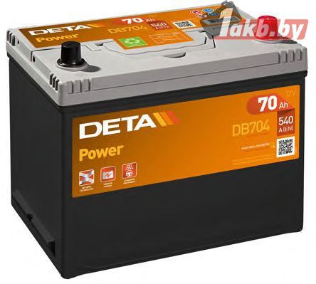 Deta Power DB704 (70 A/h), 540A R+