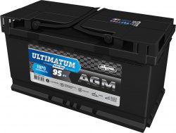 АКОМ ULTIMATUM AGM (95 A/h), 850А R+