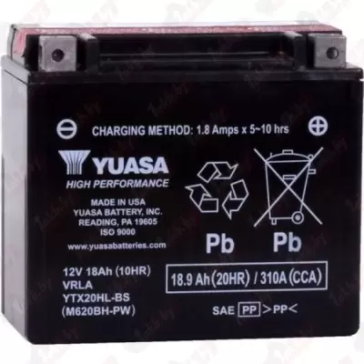 Yuasa YTX20H-BS (18 A/h), 310A L+