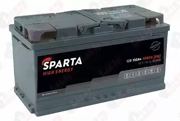 SPARTA High Energy (110 A/h), 1080A R+