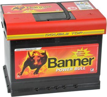 Banner Power Bull P6219 (62 A/h), 550А R+