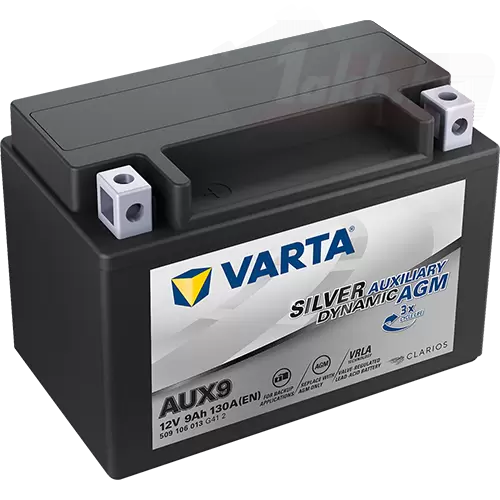 Varta Silver Dynamic Auxiliary AUX9 (9 А/h), 130А L+ (509 106 013)