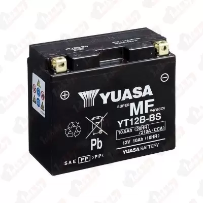 Yuasa YT12B-BS (10 A/h), 210A L+