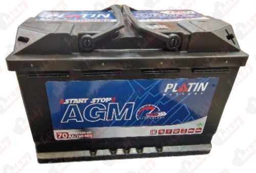 PLATIN AGM (70 A/h), 760A R+