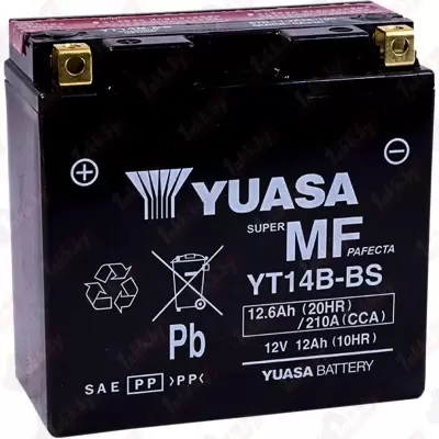 Yuasa YT14B-BS (12 A/h), 210A L+