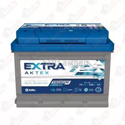 Aktex Extra Premium (77 A/h), 740A L+