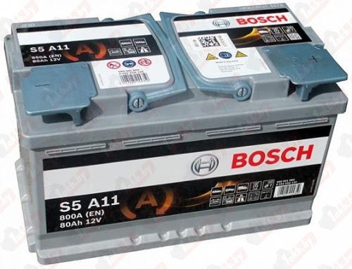 BOSCH S5 AGM (80 A/H) 800A R+
