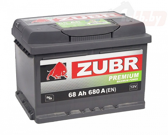 Zubr Premium (68 A/h), 680А R+