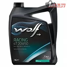 Моторное масло Wolf Racing 4T 20W-50 4л